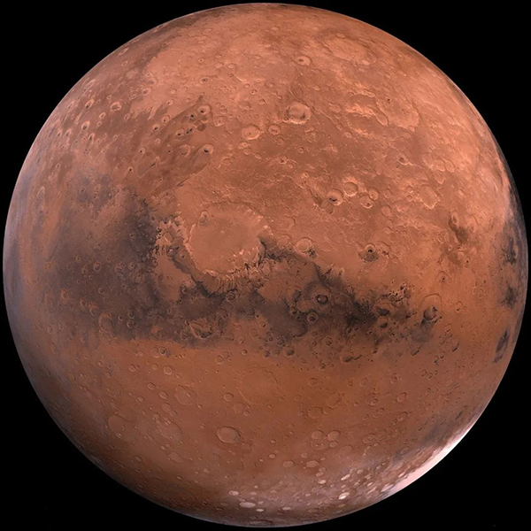 揭示火星是否支持生命的是火星40亿年前有水，地球的陨石坑！